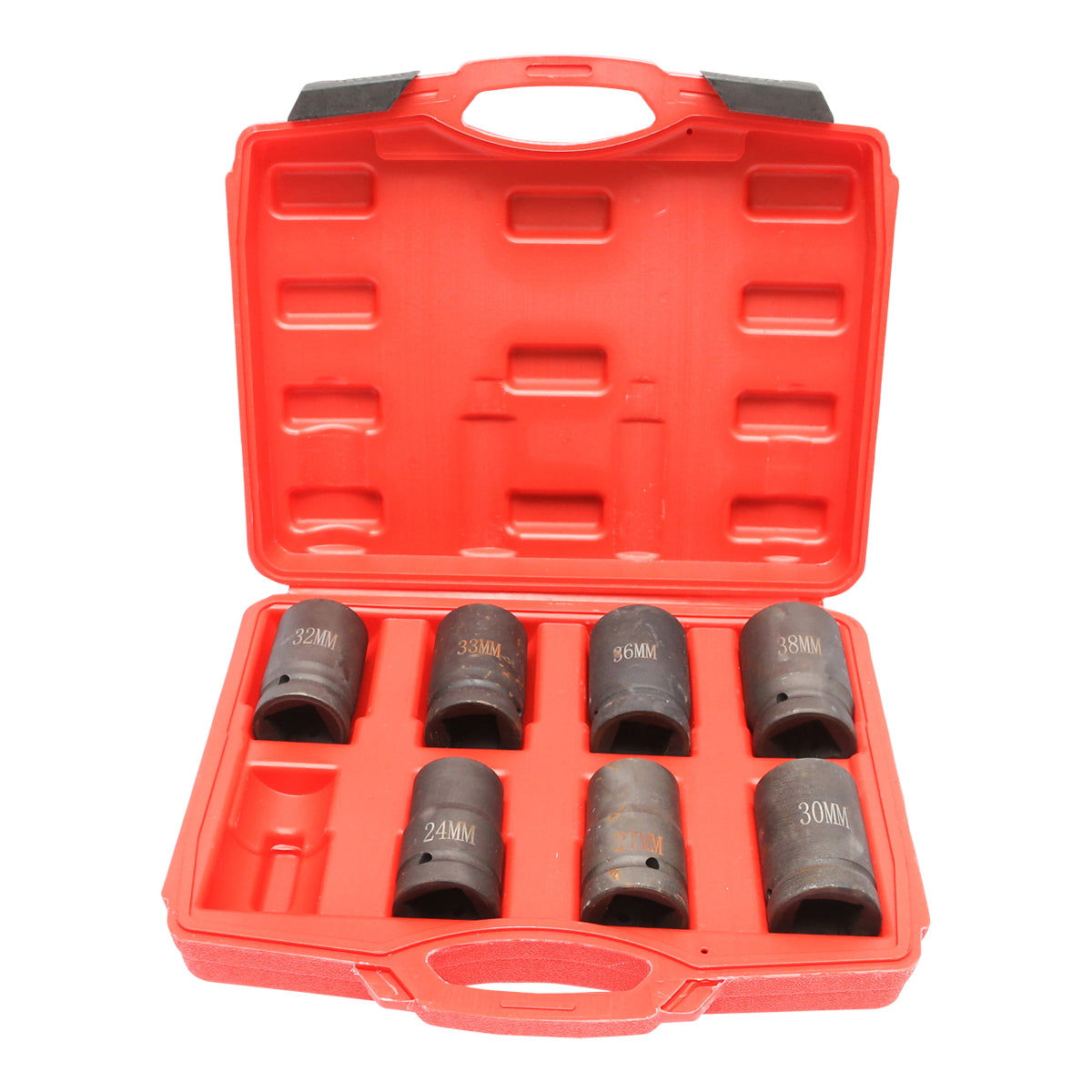 7-piece socket wrench set (24-27-30-32-33-36-38)